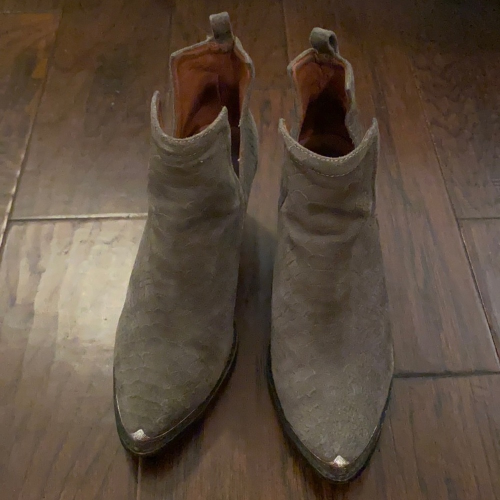 Suede booties